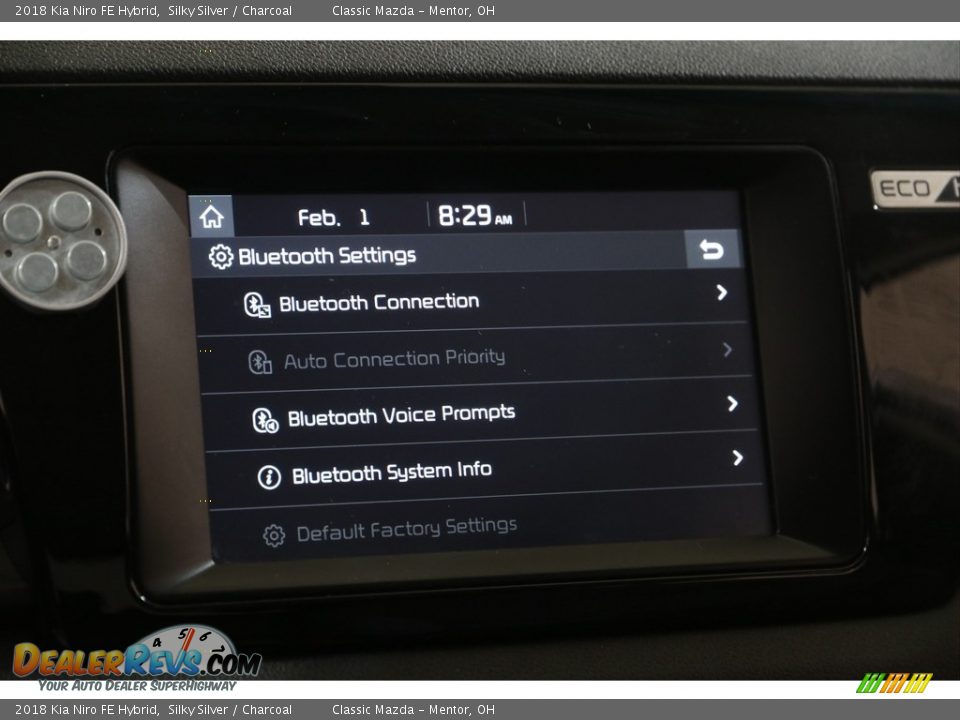 2018 Kia Niro FE Hybrid Silky Silver / Charcoal Photo #11