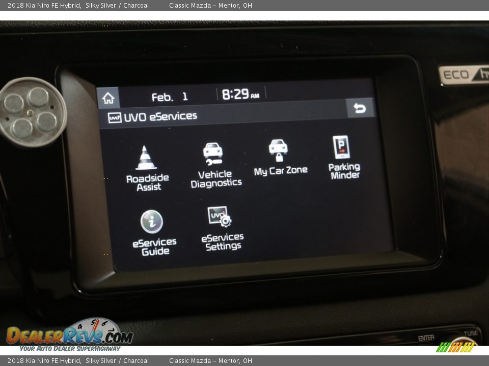 2018 Kia Niro FE Hybrid Silky Silver / Charcoal Photo #12