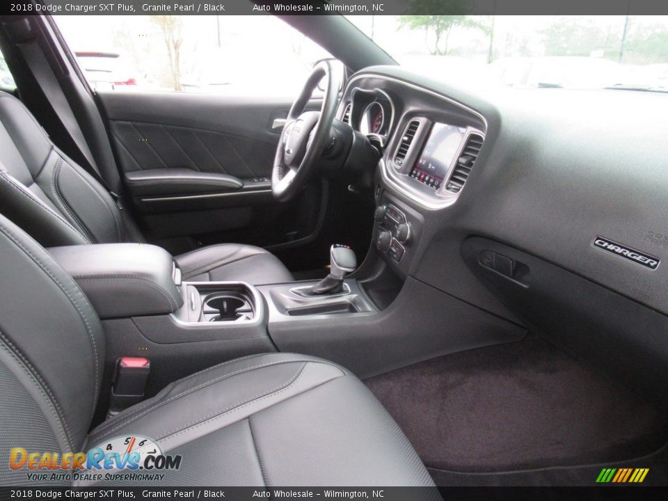2018 Dodge Charger SXT Plus Granite Pearl / Black Photo #12