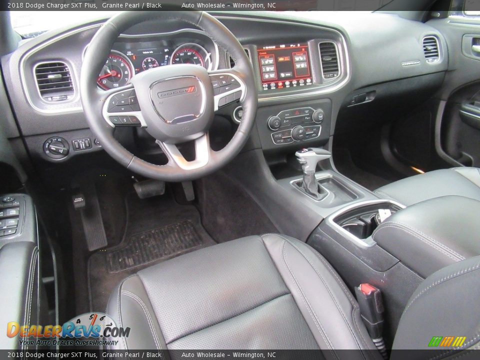 2018 Dodge Charger SXT Plus Granite Pearl / Black Photo #14