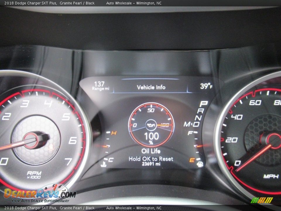 2018 Dodge Charger SXT Plus Granite Pearl / Black Photo #15