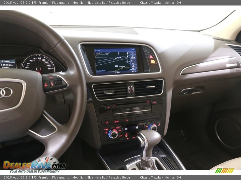 2016 Audi Q5 2.0 TFSI Premium Plus quattro Moonlight Blue Metallic / Pistachio Beige Photo #9