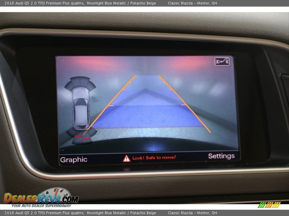 2016 Audi Q5 2.0 TFSI Premium Plus quattro Moonlight Blue Metallic / Pistachio Beige Photo #14