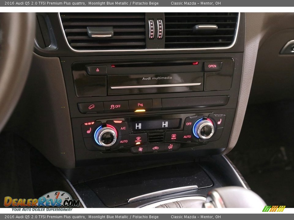 2016 Audi Q5 2.0 TFSI Premium Plus quattro Moonlight Blue Metallic / Pistachio Beige Photo #15