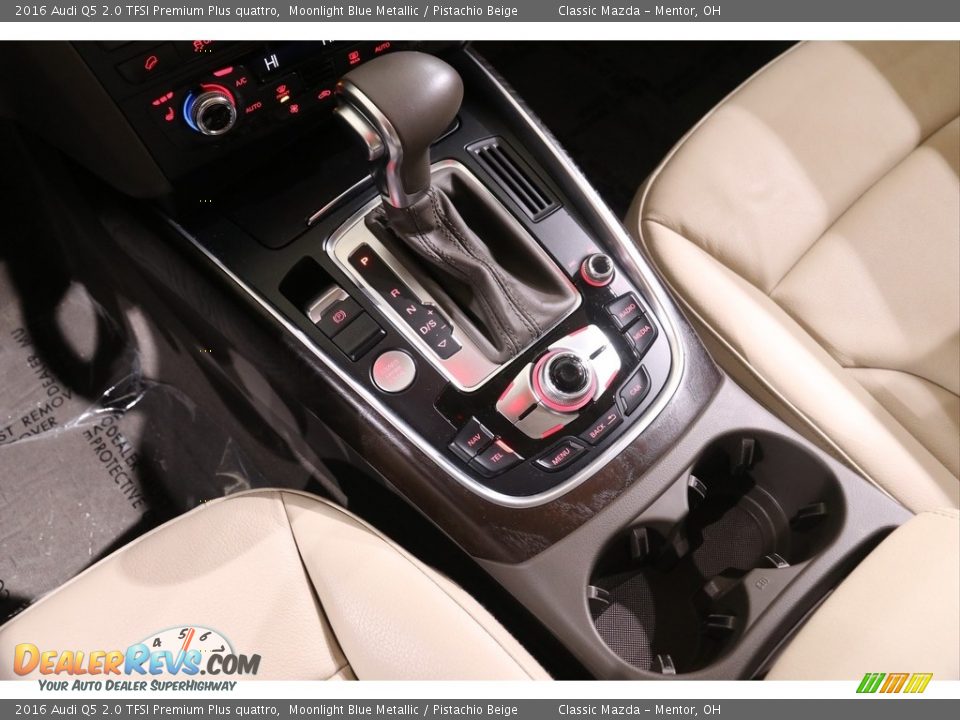 2016 Audi Q5 2.0 TFSI Premium Plus quattro Moonlight Blue Metallic / Pistachio Beige Photo #16