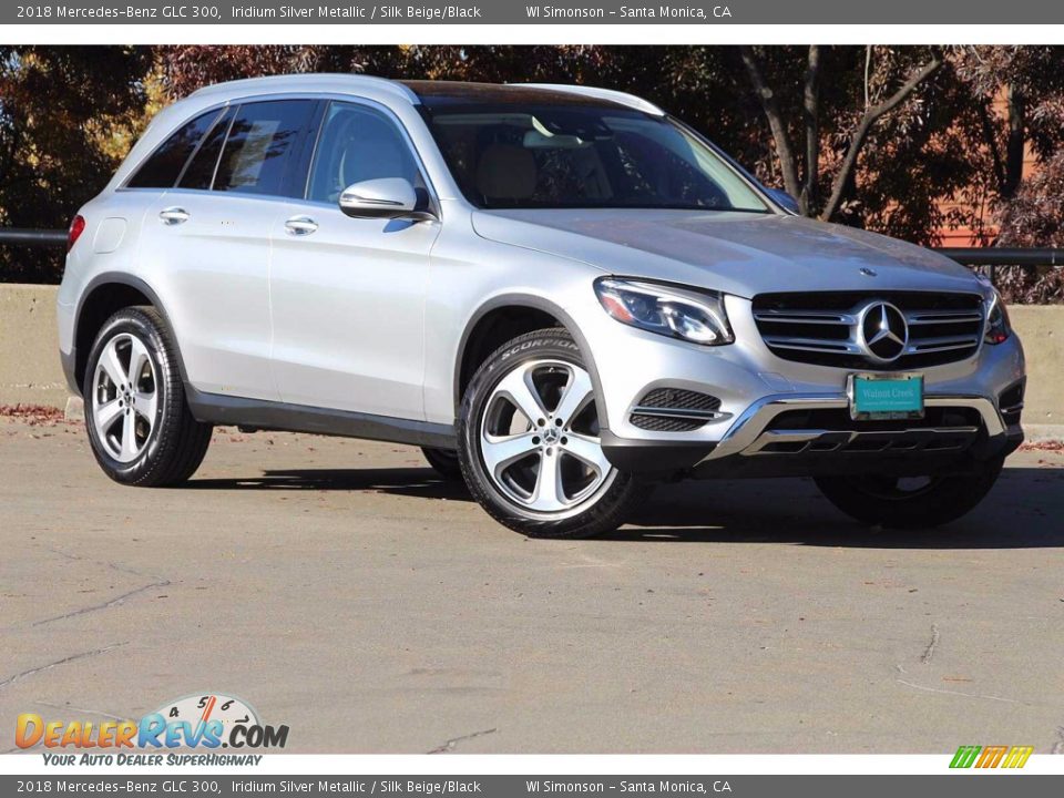 2018 Mercedes-Benz GLC 300 Iridium Silver Metallic / Silk Beige/Black Photo #2