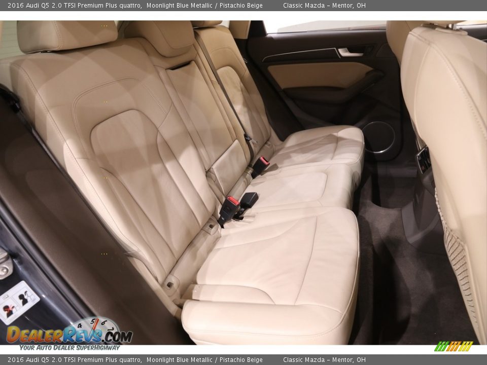 2016 Audi Q5 2.0 TFSI Premium Plus quattro Moonlight Blue Metallic / Pistachio Beige Photo #18