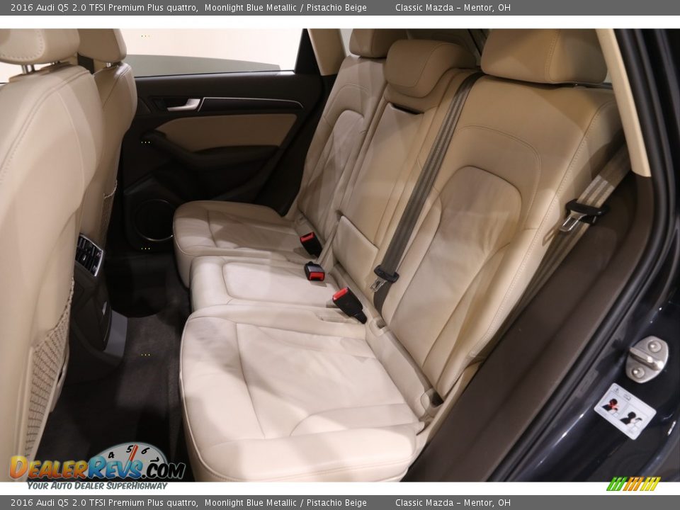 2016 Audi Q5 2.0 TFSI Premium Plus quattro Moonlight Blue Metallic / Pistachio Beige Photo #19