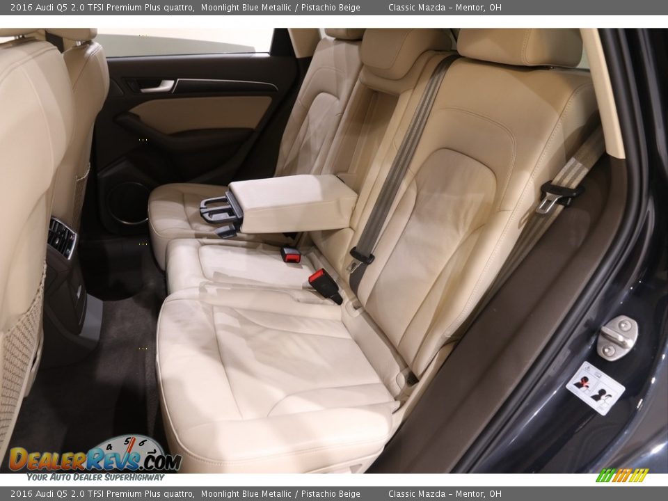 2016 Audi Q5 2.0 TFSI Premium Plus quattro Moonlight Blue Metallic / Pistachio Beige Photo #20