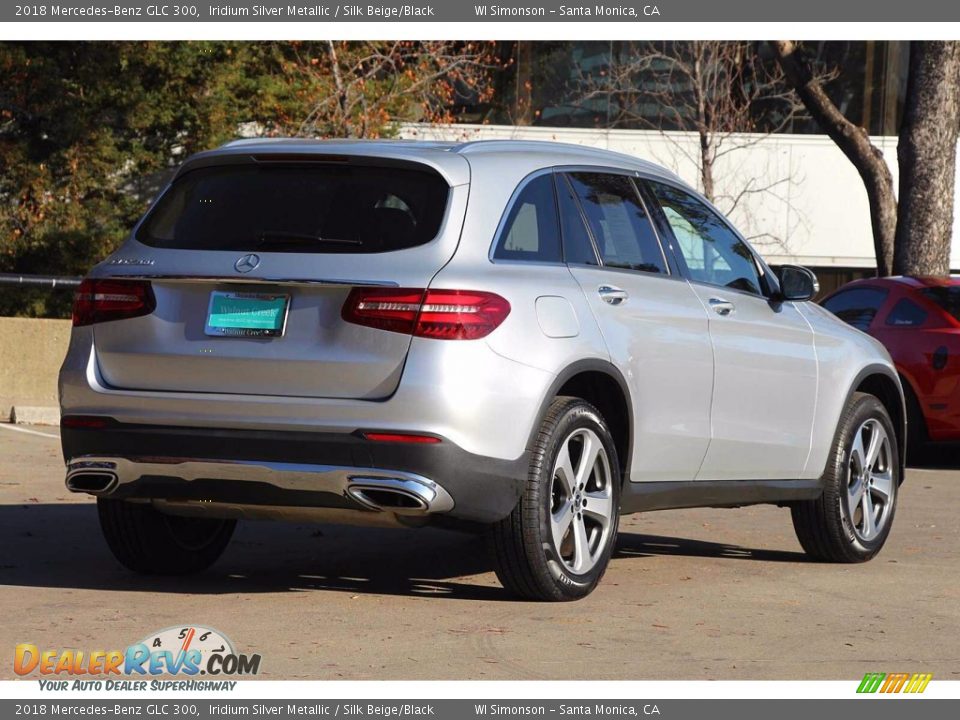 2018 Mercedes-Benz GLC 300 Iridium Silver Metallic / Silk Beige/Black Photo #5