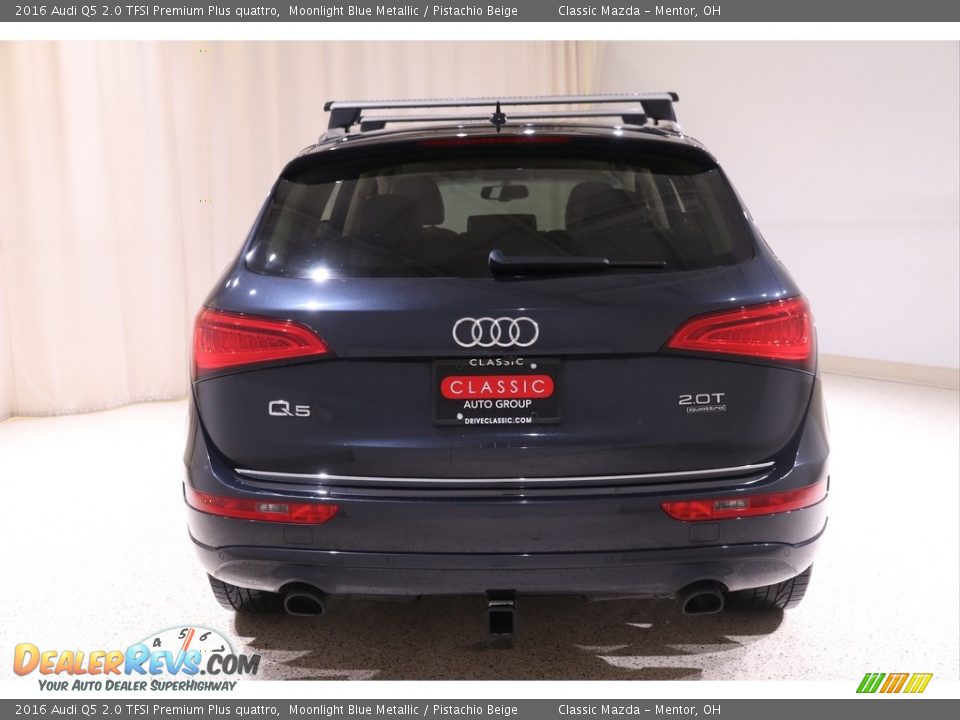 2016 Audi Q5 2.0 TFSI Premium Plus quattro Moonlight Blue Metallic / Pistachio Beige Photo #21