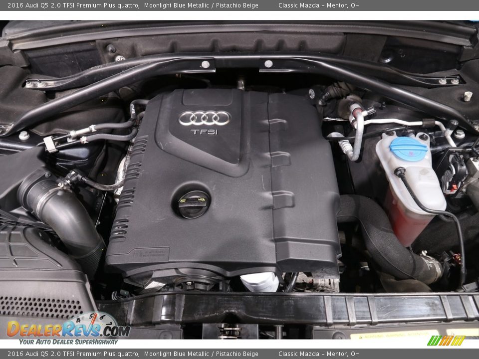 2016 Audi Q5 2.0 TFSI Premium Plus quattro Moonlight Blue Metallic / Pistachio Beige Photo #22