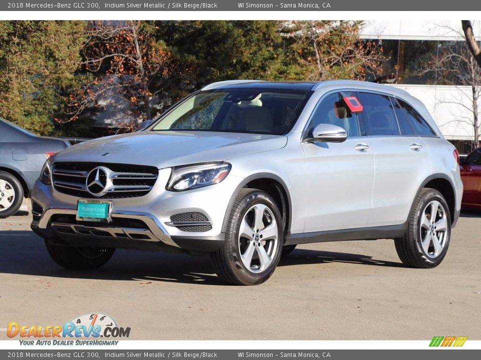 2018 Mercedes-Benz GLC 300 Iridium Silver Metallic / Silk Beige/Black Photo #11