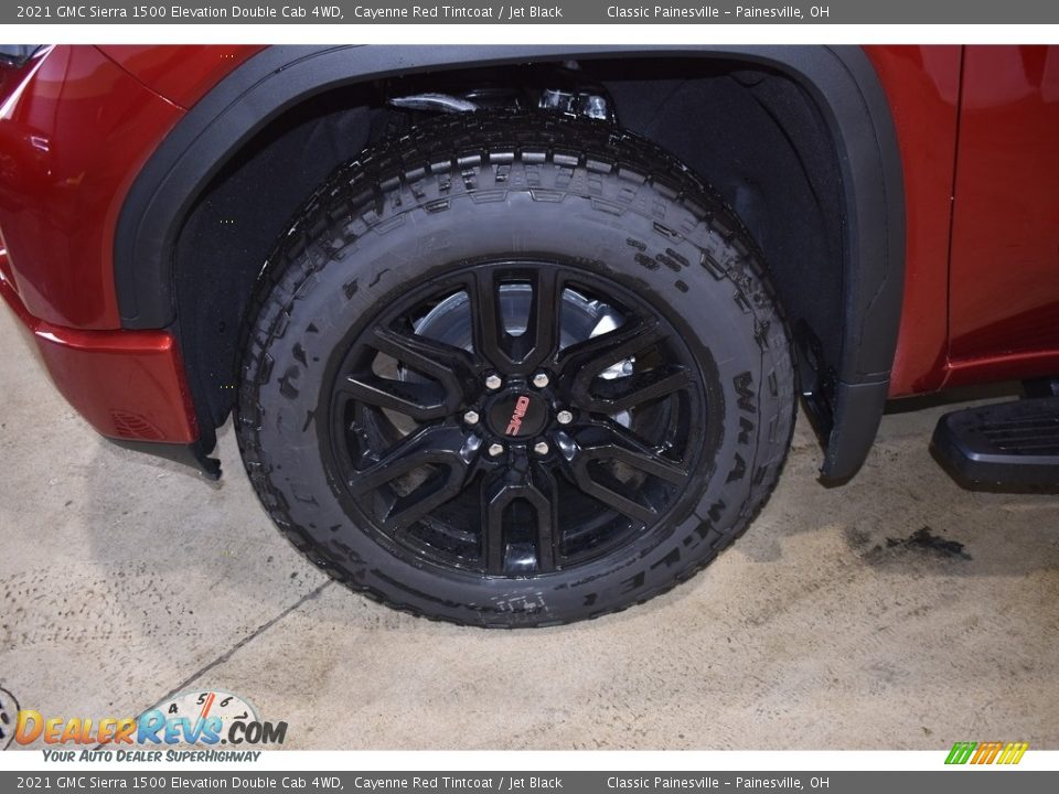 2021 GMC Sierra 1500 Elevation Double Cab 4WD Cayenne Red Tintcoat / Jet Black Photo #5