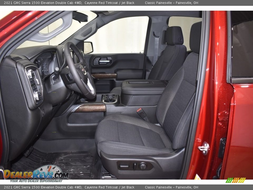 2021 GMC Sierra 1500 Elevation Double Cab 4WD Cayenne Red Tintcoat / Jet Black Photo #6