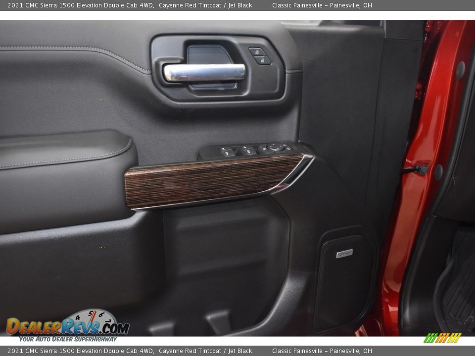 2021 GMC Sierra 1500 Elevation Double Cab 4WD Cayenne Red Tintcoat / Jet Black Photo #8