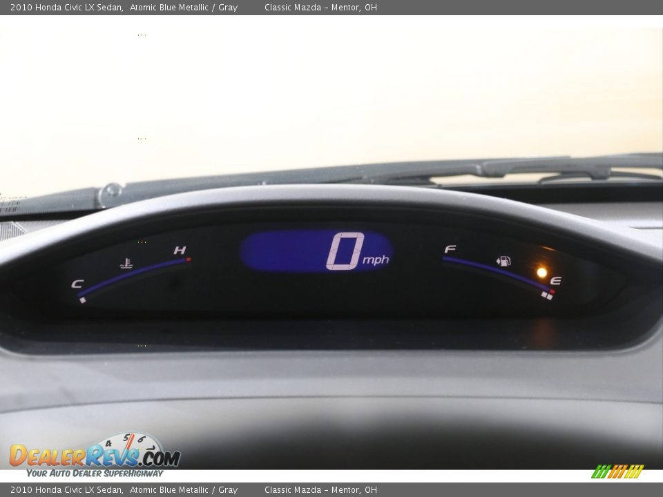 2010 Honda Civic LX Sedan Atomic Blue Metallic / Gray Photo #9
