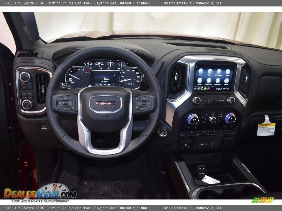 2021 GMC Sierra 1500 Elevation Double Cab 4WD Cayenne Red Tintcoat / Jet Black Photo #10