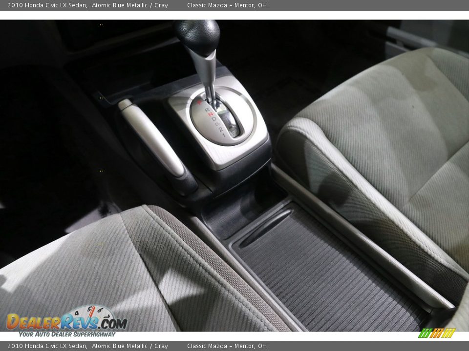2010 Honda Civic LX Sedan Atomic Blue Metallic / Gray Photo #11
