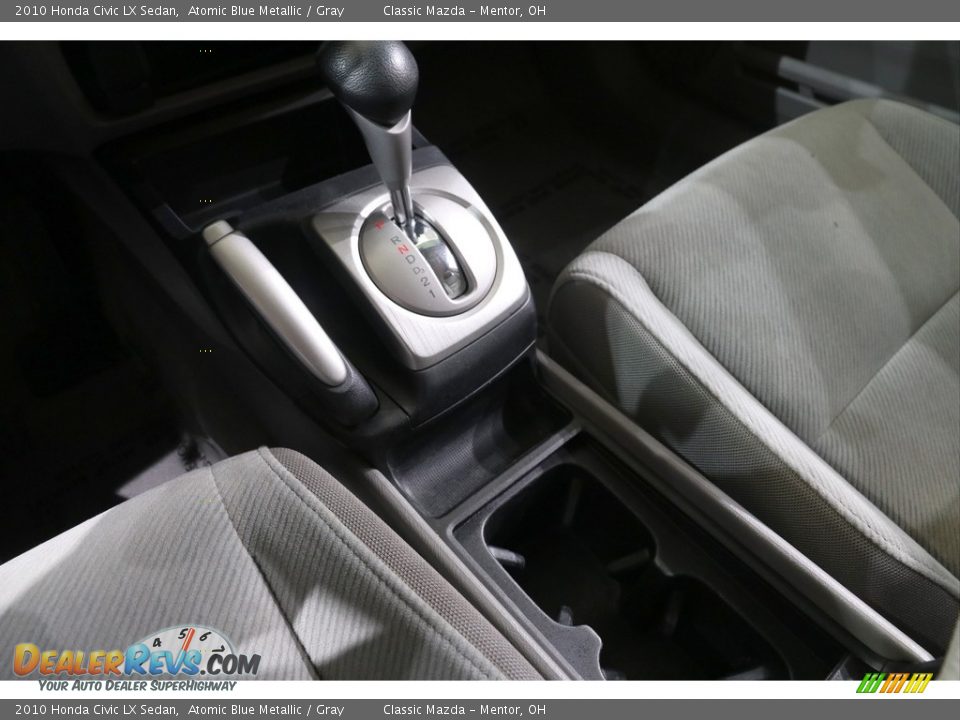 2010 Honda Civic LX Sedan Atomic Blue Metallic / Gray Photo #12