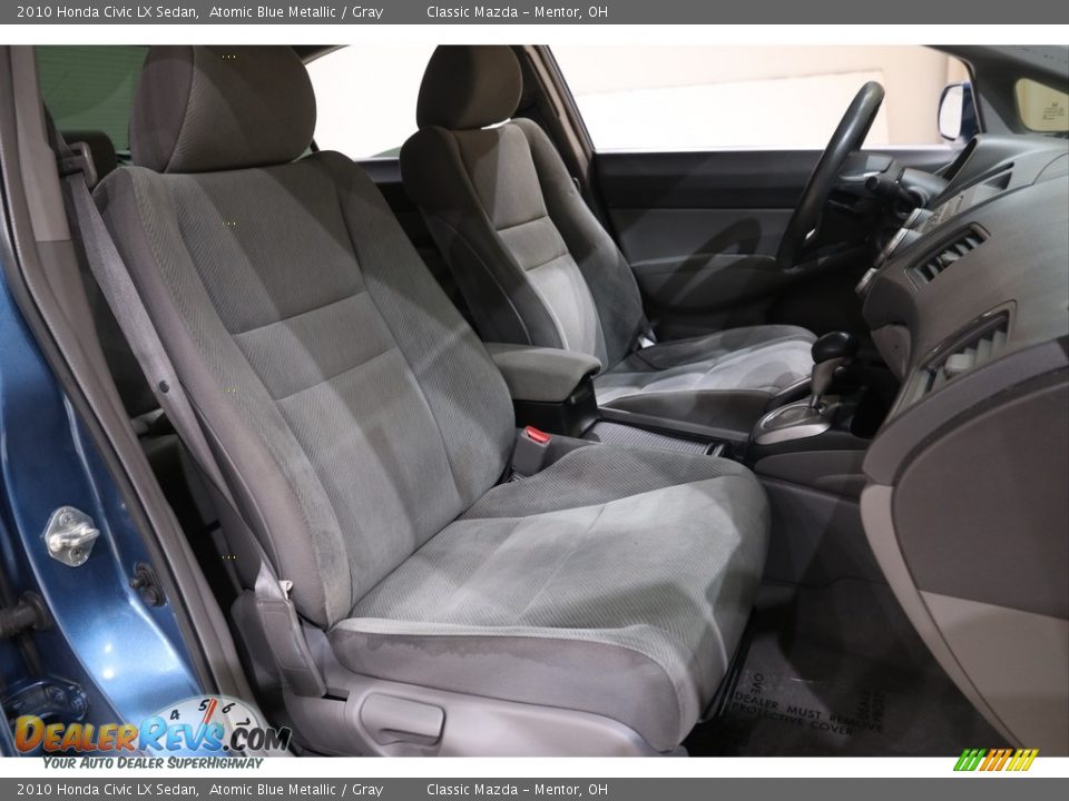 2010 Honda Civic LX Sedan Atomic Blue Metallic / Gray Photo #13