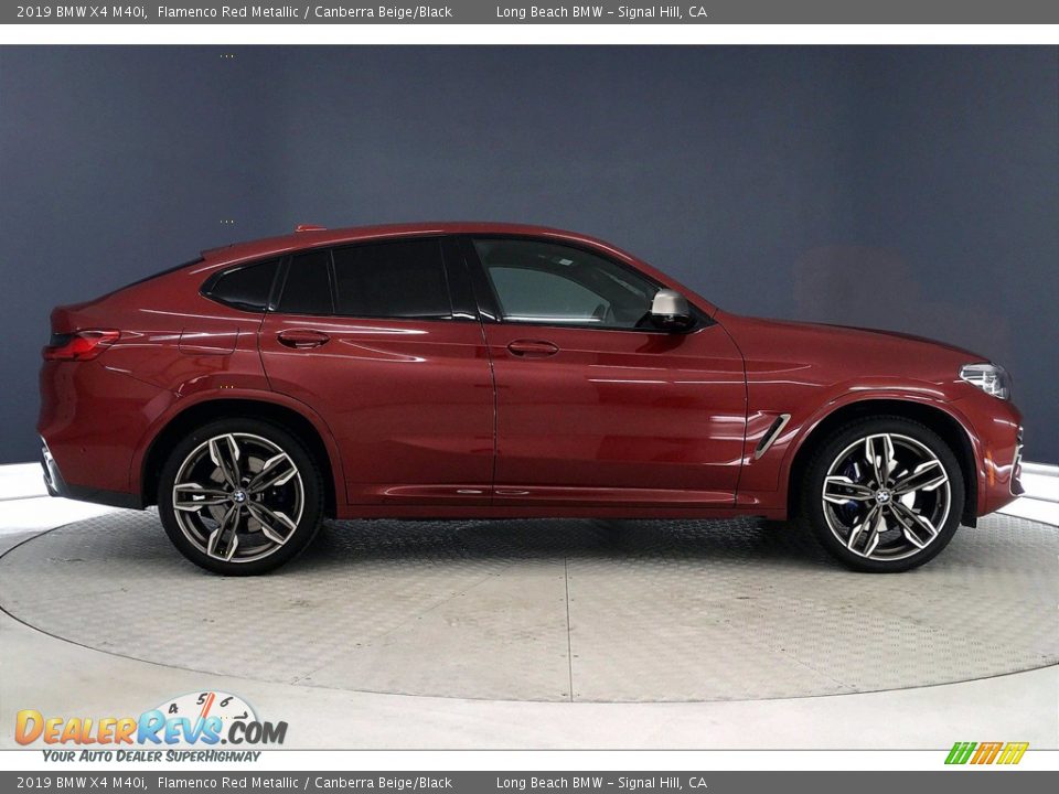 Flamenco Red Metallic 2019 BMW X4 M40i Photo #14