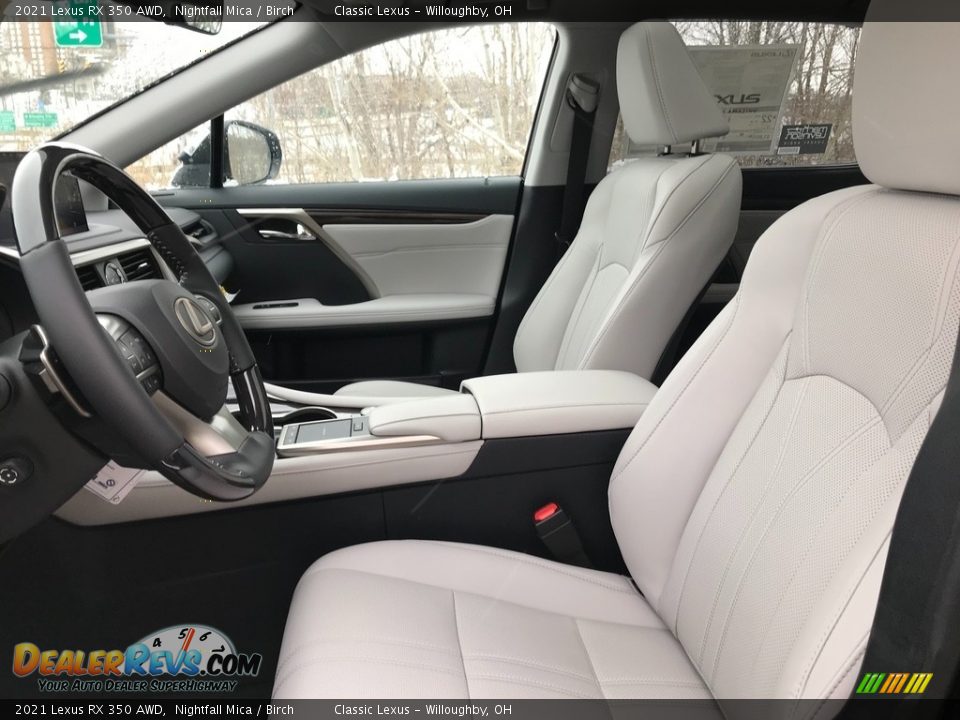 Front Seat of 2021 Lexus RX 350 AWD Photo #2