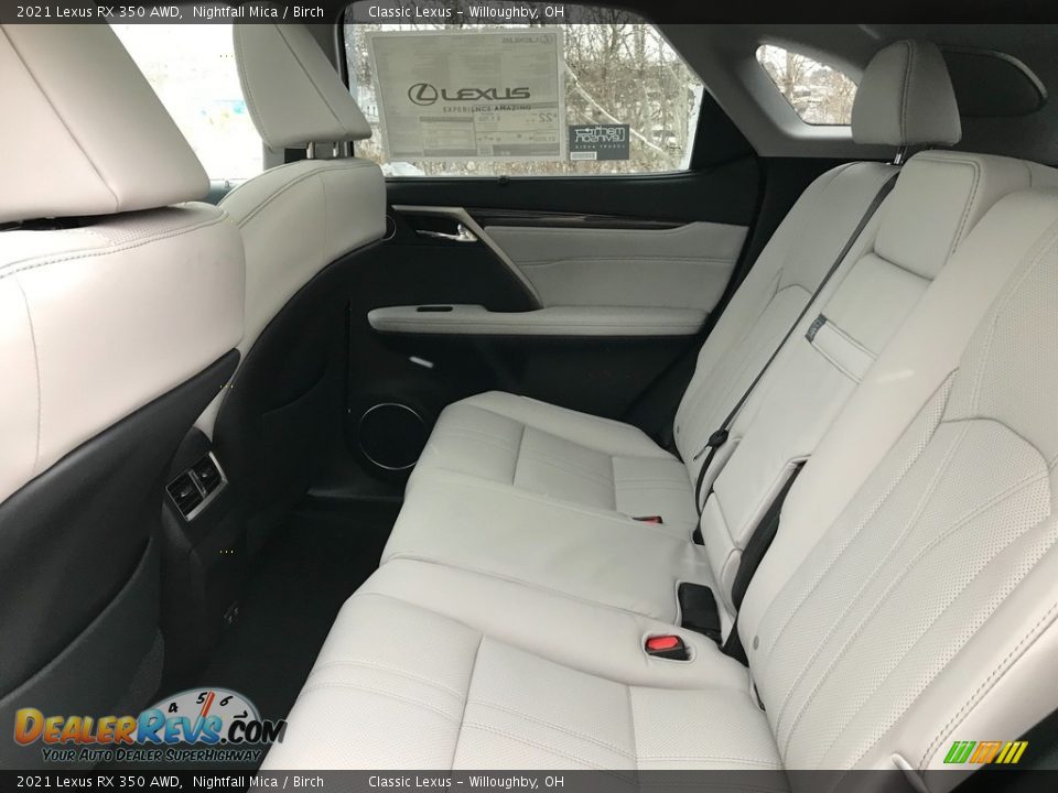 Rear Seat of 2021 Lexus RX 350 AWD Photo #3