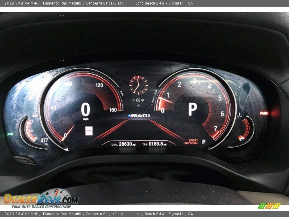 2019 BMW X4 M40i Gauges Photo #20