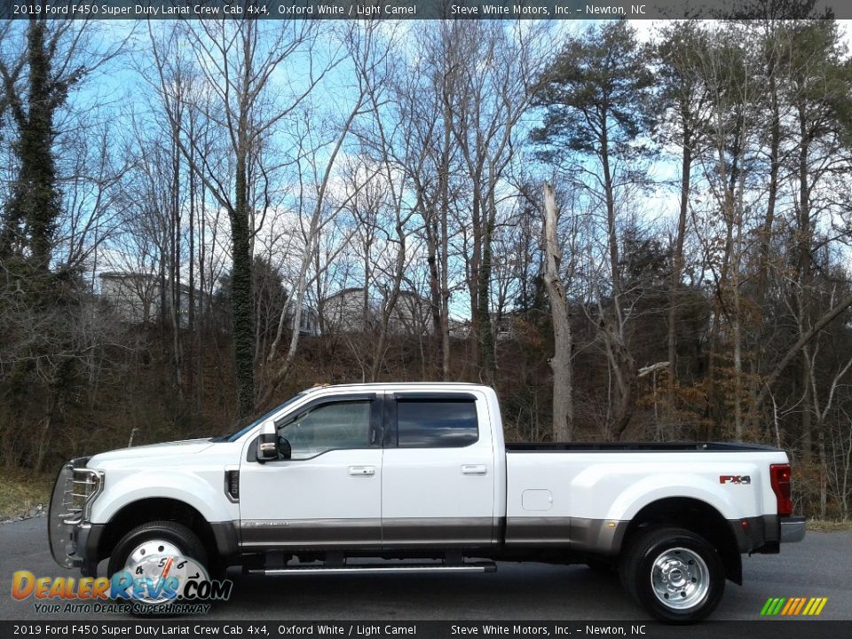 Oxford White 2019 Ford F450 Super Duty Lariat Crew Cab 4x4 Photo #1