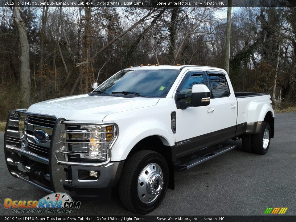 Oxford White 2019 Ford F450 Super Duty Lariat Crew Cab 4x4 Photo #2