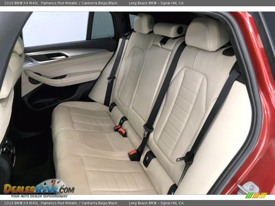 Rear Seat of 2019 BMW X4 M40i Photo #30