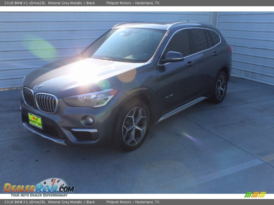 2018 BMW X1 sDrive28i Mineral Grey Metallic / Black Photo #4