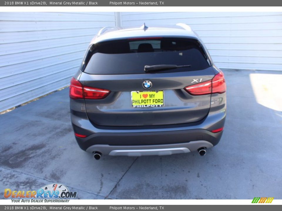 2018 BMW X1 sDrive28i Mineral Grey Metallic / Black Photo #7
