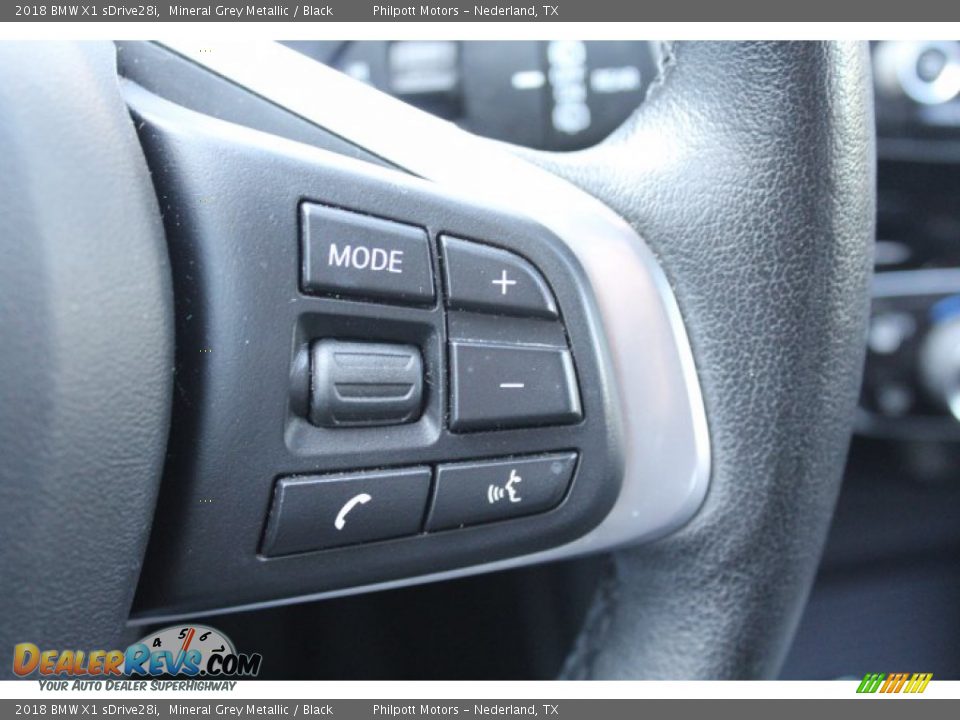 2018 BMW X1 sDrive28i Mineral Grey Metallic / Black Photo #13