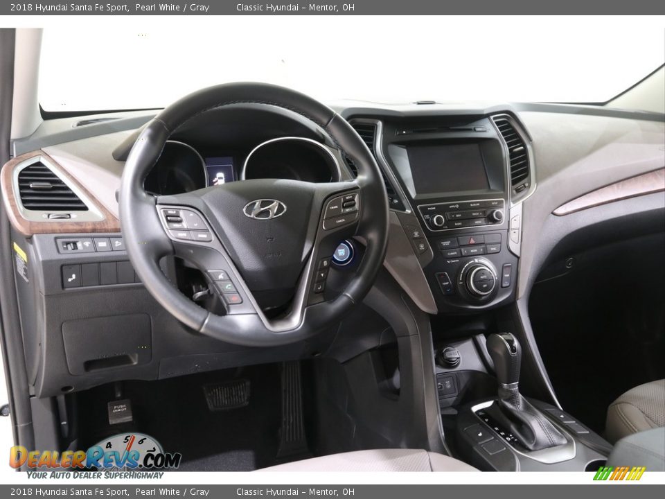 2018 Hyundai Santa Fe Sport Pearl White / Gray Photo #6