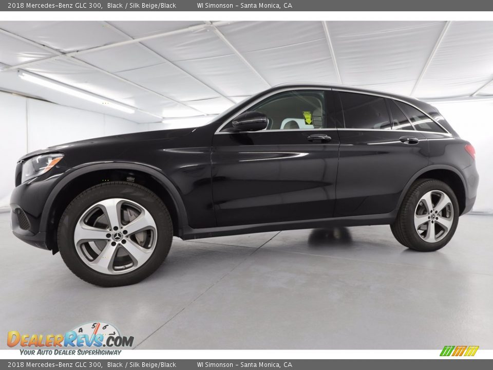 2018 Mercedes-Benz GLC 300 Black / Silk Beige/Black Photo #13