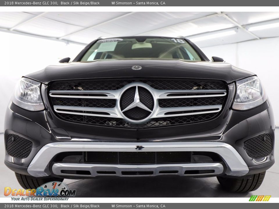 2018 Mercedes-Benz GLC 300 Black / Silk Beige/Black Photo #15