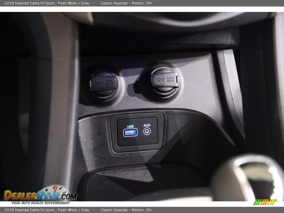 2018 Hyundai Santa Fe Sport Pearl White / Gray Photo #14