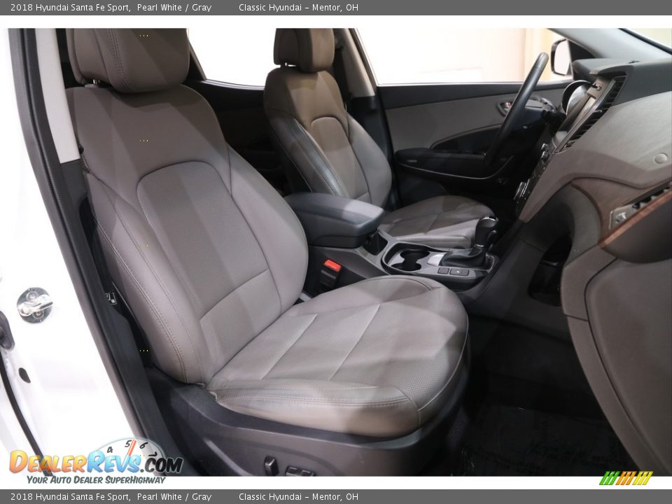 2018 Hyundai Santa Fe Sport Pearl White / Gray Photo #16