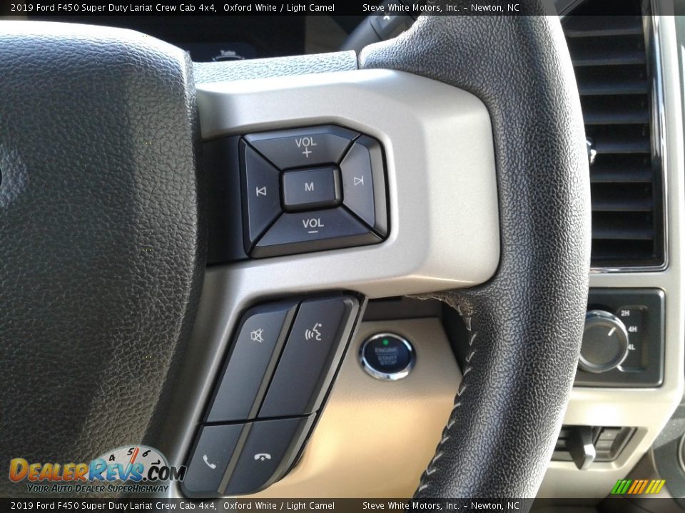 2019 Ford F450 Super Duty Lariat Crew Cab 4x4 Steering Wheel Photo #22