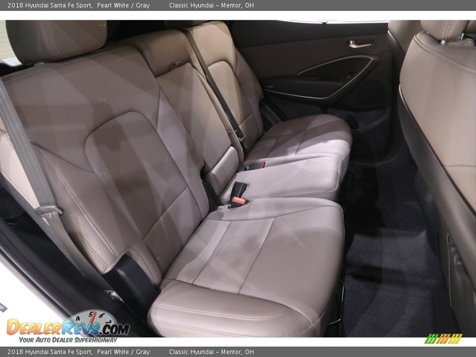 2018 Hyundai Santa Fe Sport Pearl White / Gray Photo #17