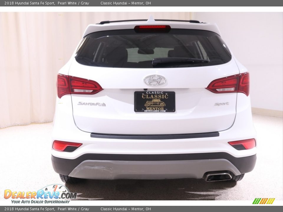 2018 Hyundai Santa Fe Sport Pearl White / Gray Photo #19