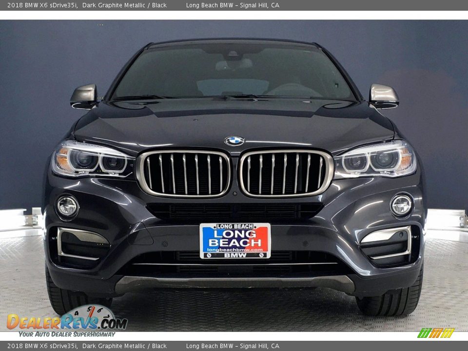 2018 BMW X6 sDrive35i Dark Graphite Metallic / Black Photo #2