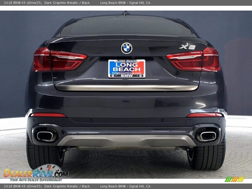 2018 BMW X6 sDrive35i Dark Graphite Metallic / Black Photo #3