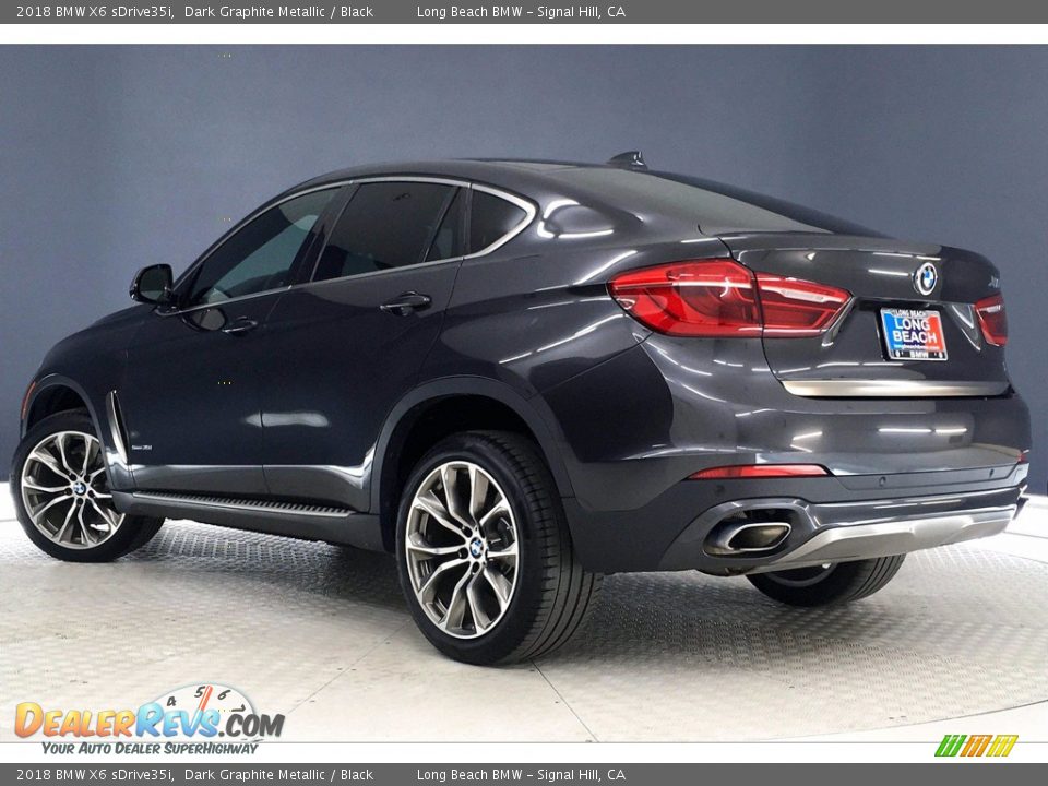 2018 BMW X6 sDrive35i Dark Graphite Metallic / Black Photo #10