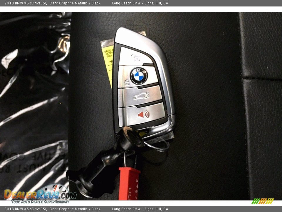 2018 BMW X6 sDrive35i Dark Graphite Metallic / Black Photo #11