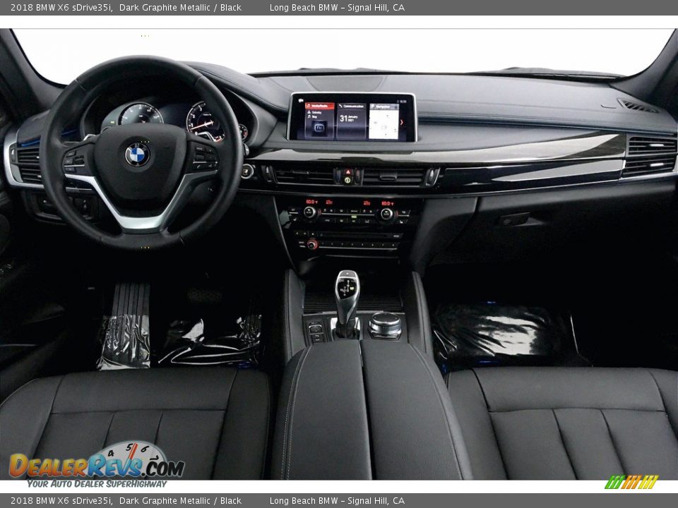 2018 BMW X6 sDrive35i Dark Graphite Metallic / Black Photo #15