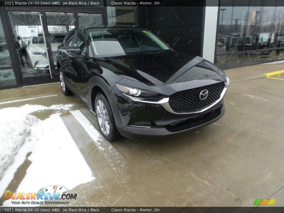2021 Mazda CX-30 Select AWD Jet Black Mica / Black Photo #1
