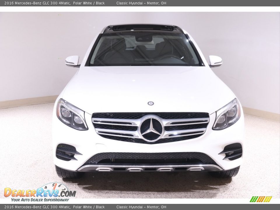 2016 Mercedes-Benz GLC 300 4Matic Polar White / Black Photo #2